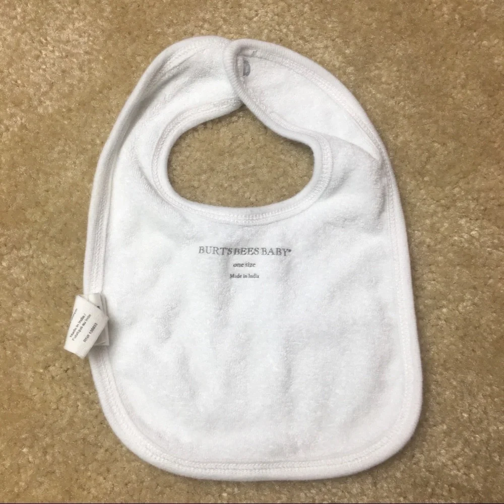 Burt’s Bees Baby Blue Bib NWOT
